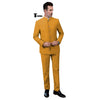 Tiavllya Tiavllya Classic 2 Piece Men's Slim Fit Solid Color Stand Collar Wedding Suit (Blazer+Pants）