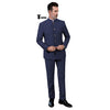 Tiavllya Tiavllya Classic 2 Piece Men's Slim Fit Solid Color Stand Collar Wedding Suit (Blazer+Pants）
