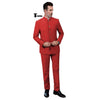 Tiavllya Tiavllya Classic 2 Piece Men's Slim Fit Solid Color Stand Collar Wedding Suit (Blazer+Pants）