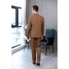 Tiavllya Tiavllya Classic 2 Piece Men's Slim Fit Stand Collar Suit (Blazer+Pants）