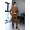 Tiavllya Tiavllya Classic 2 Piece Men's Slim Fit Stand Collar Suit (Blazer+Pants）