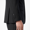 Tiavllya Tiavllya Classic 2 Piece Men's Suit Slim Fit Solid Stand Collar Wedding Suit (Blazer+Pants）