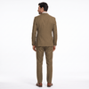 Tiavllya Tiavllya Fashion 2 Pieces Men‘’s Suit Double Breasted Flat Peak Lapel Tuxedos (Blazer+Pants)