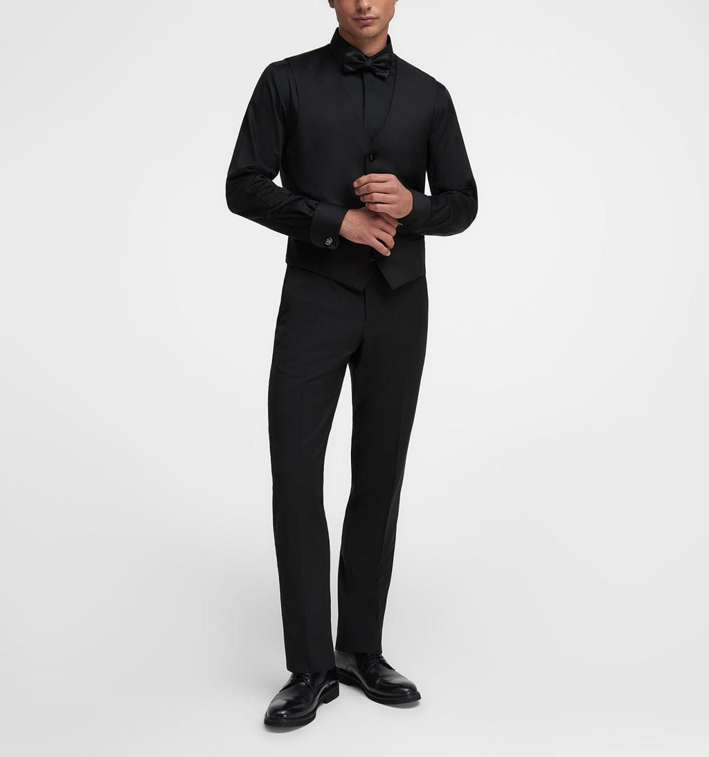 Tiavllya Tiavllya Fashion 2 pieces Mens Flat Suit For Party (Vest+Pants)