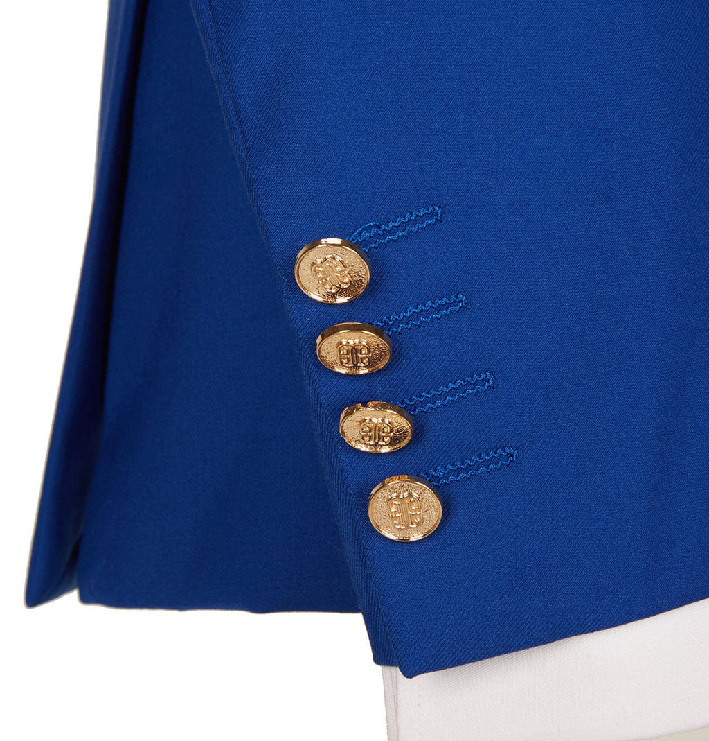 Tiavllya Tiavllya Fashion 2 Pieces Mens Suit Double Breasted Flat Peak Lapel Tuxedos (Blazer+Pants)