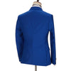 Tiavllya Tiavllya Fashion 2 Pieces Mens Suit Double Breasted Flat Peak Lapel Tuxedos (Blazer+Pants)