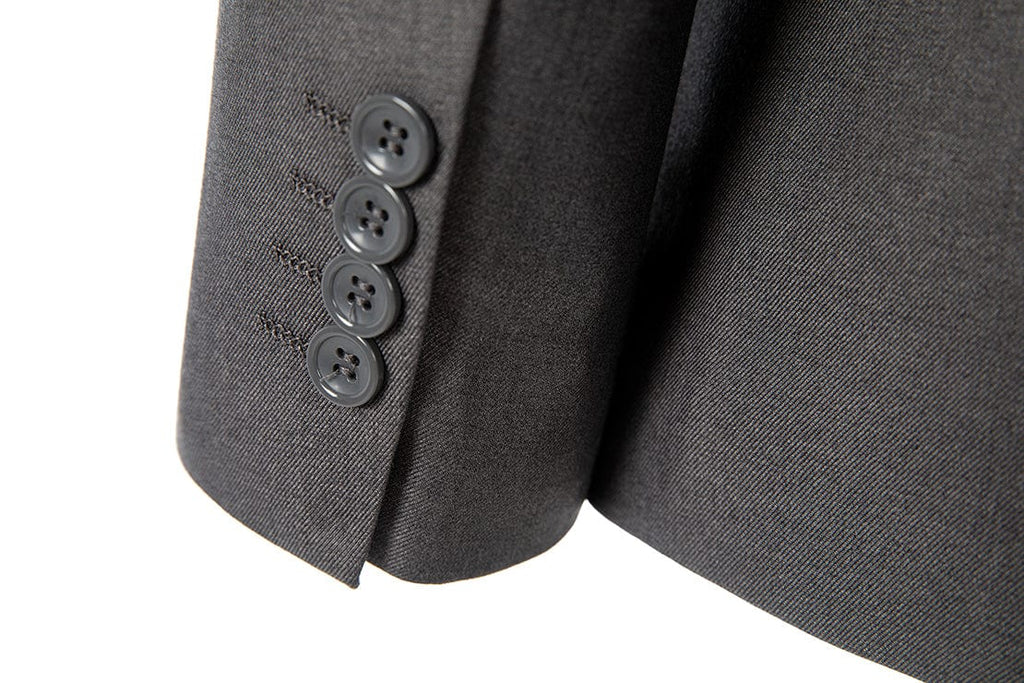 Tiavllya Tiavllya Fashion 2 Pieces Mens Suit Flat Peak Lapel Double Breasted Tuxedos For Wedding (Blazer+Pants)