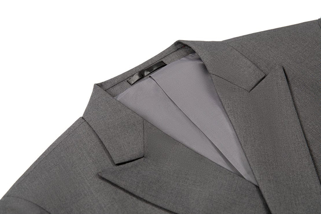 Tiavllya Tiavllya Fashion 2 Pieces Mens Suit Flat Peak Lapel Double Breasted Tuxedos For Wedding (Blazer+Pants)