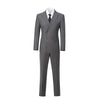 Tiavllya Tiavllya Fashion 2 Pieces Mens Suit Flat Peak Lapel Double Breasted Tuxedos For Wedding (Blazer+Pants)