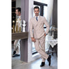 Tiavllya Tiavllya Fashion 2 Pieces Mens Suit Flat Peak Lapel Double Breasted Tuxedos For Wedding (Blazer+Pants)