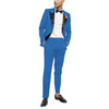 Tiavllya Tiavllya Fashion 2 Pieces Mens Suit Flat Peak Lapel Tuxedos For Wedding (Blazer+Pants)