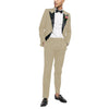 Tiavllya Tiavllya Fashion 2 Pieces Mens Suit Flat Peak Lapel Tuxedos For Wedding (Blazer+Pants)