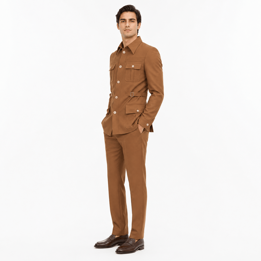 Tiavllya Tiavllya Fashion 2 pieces Suit With Stand Lapel For Men