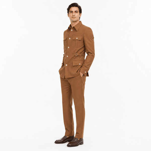 Tiavllya Tiavllya Fashion 2 pieces Suit With Stand Lapel For Men