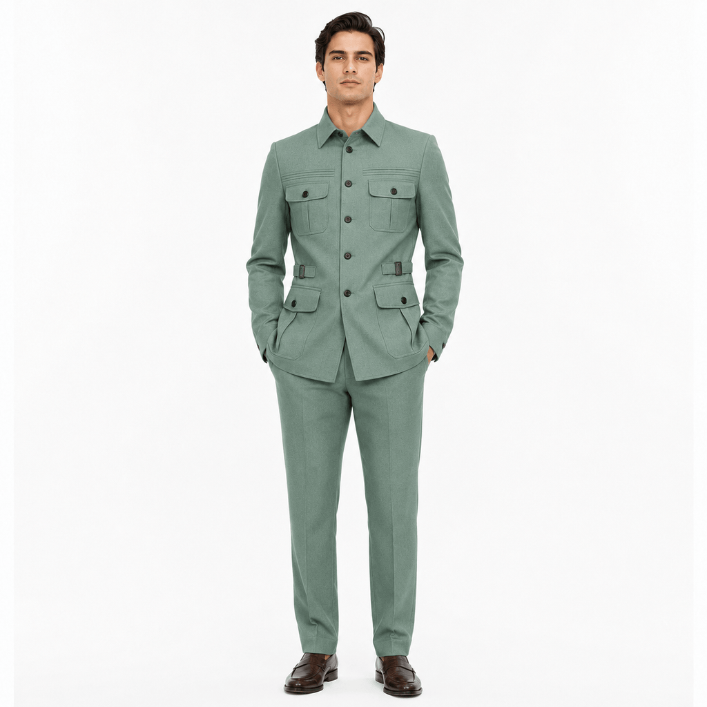 Tiavllya Tiavllya Fashion 2 pieces Suit With Stand Lapel For Men
