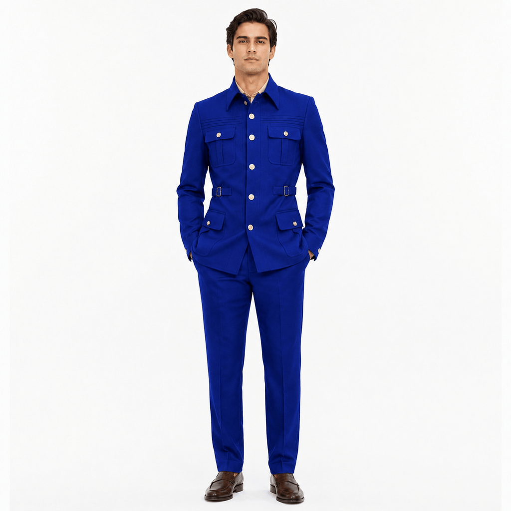 Tiavllya Tiavllya Fashion 2 pieces Suit With Stand Lapel For Men