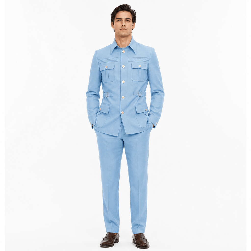 Tiavllya Tiavllya Fashion 2 pieces Suit With Stand Lapel For Men