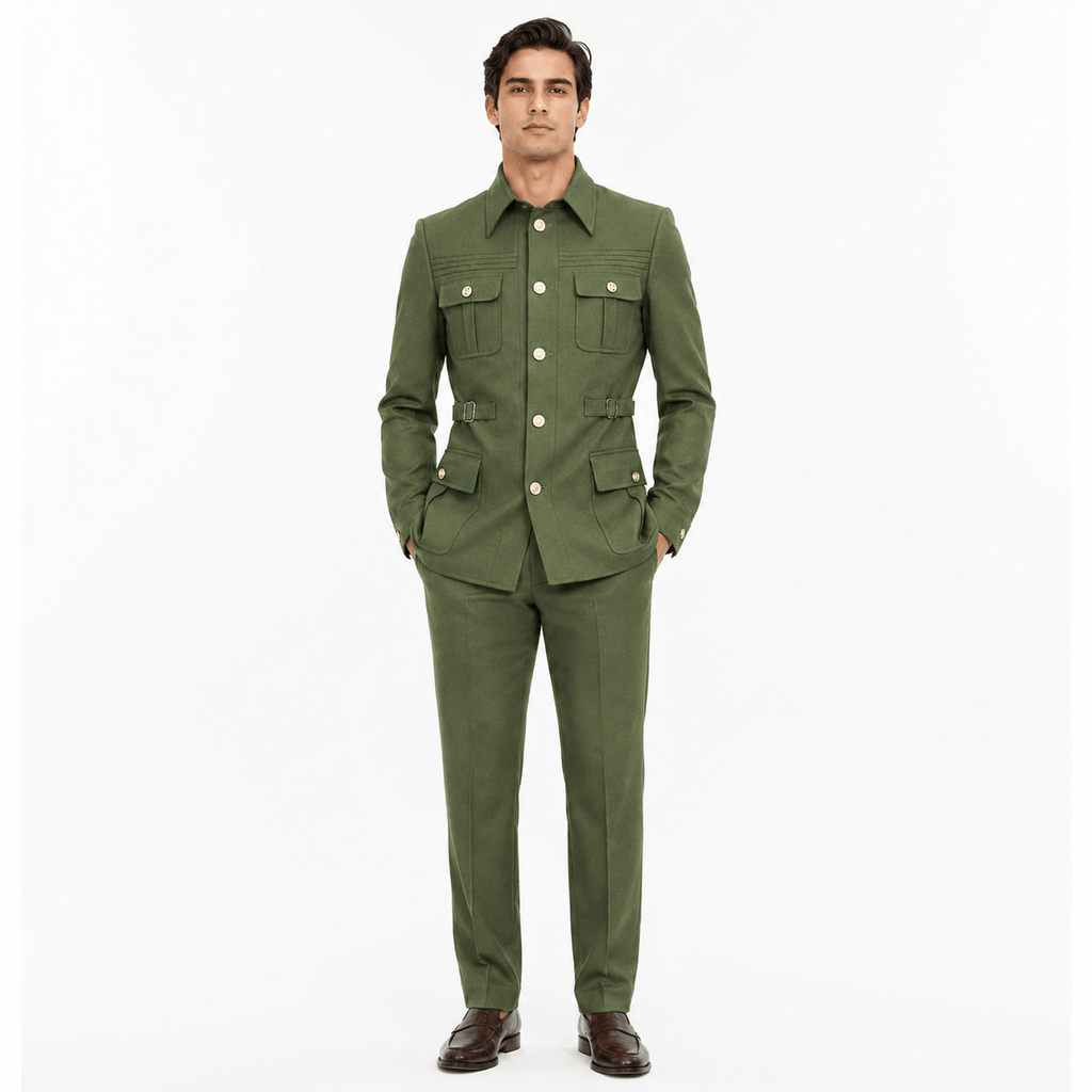 Tiavllya Tiavllya Fashion 2 pieces Suit With Stand Lapel For Men