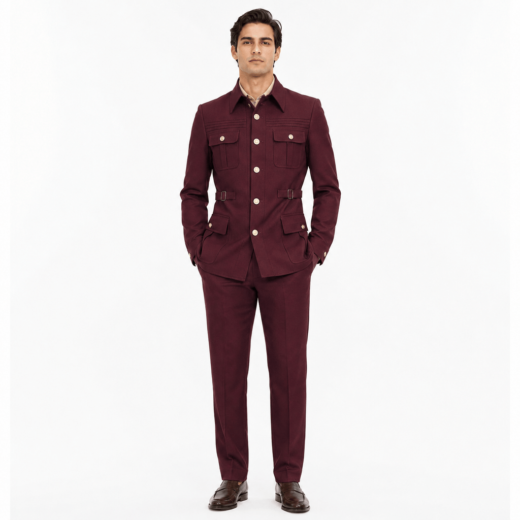 Tiavllya Tiavllya Fashion 2 pieces Suit With Stand Lapel For Men