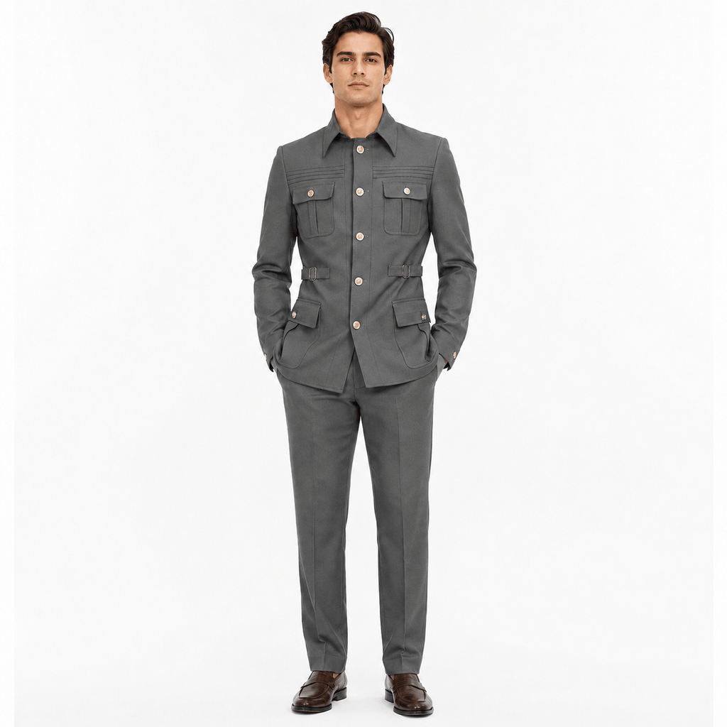 Tiavllya Tiavllya Fashion 2 pieces Suit With Stand Lapel For Men