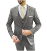 Tiavllya Tiavllya Fashion 3 Pieces Mens Suit Flat Notch Lapel Tuxedos For Wedding (Blazer+vest+Pants)
