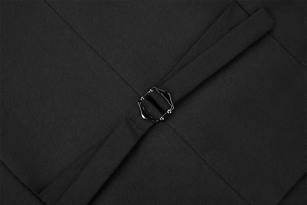 Tiavllya Tiavllya Fashion 3 Pieces Mens Suit Flat Shawl Lapel Tuxedos (Blazer+vest+Pants)