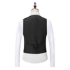 Tiavllya Tiavllya Fashion 3 Pieces Mens Suit Flat Shawl Lapel Tuxedos (Blazer+vest+Pants)