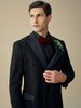 Tiavllya Tiavllya Fashion 3 Pieces Suit Flat Double Breasted Tuxedos For Wedding (Blazer+Pants)