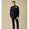 Tiavllya Tiavllya Fashion 3 Pieces Suit Flat Double Breasted Tuxedos For Wedding (Blazer+Pants)