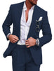 Tiavllya Tiavllya Fashion Men's 2 Pieces Mens Suit Peak Lapel Linen For Wedding (Blazer+Pants)