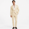 Tiavllya Tiavllya Fashion Men's 2 Pieces Mens Suit Peak Lapel Linen For Wedding (Blazer+Pants)
