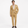 Tiavllya Tiavllya Fashion Men's 2 Pieces Mens Suit Peak Lapel Linen For Wedding (Blazer+Pants)