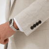 Tiavllya Tiavllya Fashion Men's 2 Pieces Mens Suit Peak Lapel Linen For Wedding (Blazer+Pants)