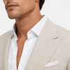 Tiavllya Tiavllya Fashion Men's 2 Pieces Mens Suit Peak Lapel Linen For Wedding (Blazer+Pants)