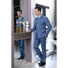 Tiavllya Tiavllya Fashion Men's 2 pieces Mens Suit Stand Lapel Flat Tuxedos (Blazer+Pants)