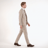Tiavllya Tiavllya Fashion Men's 3 Piece Beige Suit For Wedding