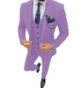 Tiavllya Tiavllya Fashion Men's 3 Piece Regular Fit Peak Lapel Flat Men's Suit (Blazer+Vest+Pants)