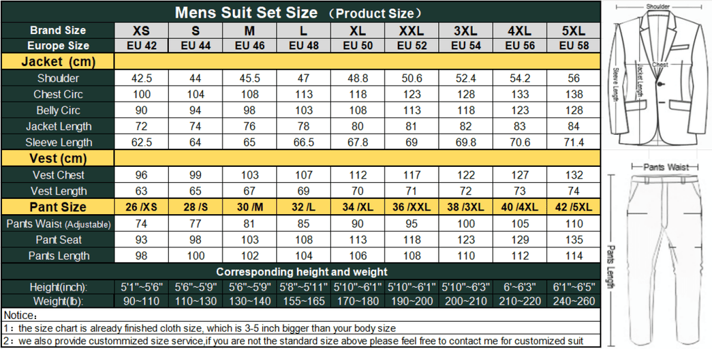 Tiavllya Tiavllya Fashion Men's 3 Piece Suit Herringbone Tweed Notch Lapel Tuxedos (Blazer+vest+Pants)