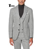 Tiavllya Tiavllya Fashion Men's 3 Piece Suit Herringbone Tweed Notch Lapel Tuxedos (Blazer+vest+Pants)