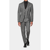 Tiavllya Tiavllya Fashion Men's 3 Piece Suit Herringbone Tweed Notch Lapel Tuxedos (Blazer+vest+Pants)