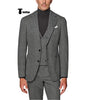 Tiavllya Tiavllya Fashion Men's 3 Piece Suit Herringbone Tweed Notch Lapel Tuxedos (Blazer+vest+Pants)
