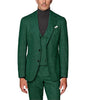 Tiavllya Tiavllya Fashion Men's 3 Piece Suit Herringbone Tweed Notch Lapel Tuxedos (Blazer+vest+Pants)