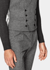Tiavllya Tiavllya Fashion Men's 3 Piece Suit Herringbone Tweed Notch Lapel Tuxedos (Blazer+vest+Pants)