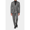 Tiavllya Tiavllya Fashion Men's 3 Piece Suit Herringbone Tweed Notch Lapel Tuxedos (Blazer+vest+Pants)