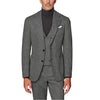 Tiavllya Tiavllya Fashion Men's 3 Piece Suit Herringbone Tweed Notch Lapel Tuxedos (Blazer+vest+Pants)