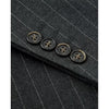 Tiavllya Tiavllya Fashion Men's 3 Pieces Double Breasted Suit Striped Tuxedos For Prom(Blazer+Vest+Pants)