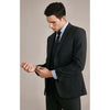 Tiavllya Tiavllya Fashion Men's 3 Pieces Double Breasted Suit Striped Tuxedos For Prom(Blazer+Vest+Pants)