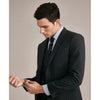 Tiavllya Tiavllya Fashion Men's 3 Pieces Double Breasted Suit Striped Tuxedos For Prom(Blazer+Vest+Pants)