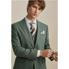 Tiavllya Tiavllya Fashion Men's 3 Pieces Flat Peak Lapel Tuxedos For Party (Blazer+vest+Pants)