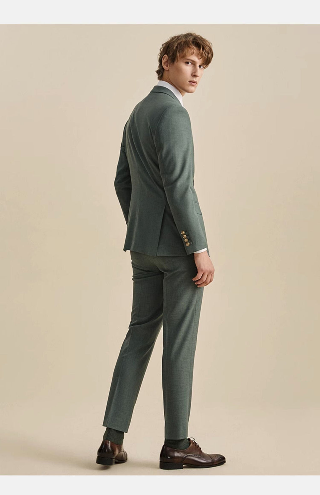 Tiavllya Tiavllya Fashion Men's 3 Pieces Flat Peak Lapel Tuxedos For Party (Blazer+vest+Pants)